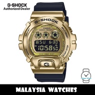 (OFFICIAL WARRANTY) Casio G-Shock GM-6900G-9 Gold-Tone Stainless Steel Bezel Digital Black Resin Str