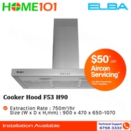 Elba Cooker Hood 90cm F53 H90