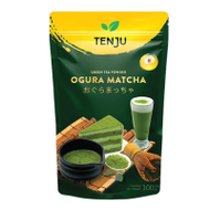 Tenju (ogura) โอกุระมัทฉะพรีเมี่ยม 100 กรัม ผงชาเขียวมัทฉะ Matcha Powder(ตรา เทนจู)