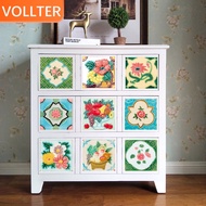 Wall Tile Flower Wall Sticker Mural Decal Self-Adhesive Waterproof Tile Sticker Tile