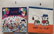 Snoopy Olaf Andy Memo Pad 史努比 奧拉夫 便條