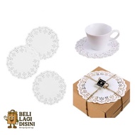 [25pcs] Doyleys Doyleys Doyleys Paper Lace Paper Cake Liners Jar Liners Repack Packaging