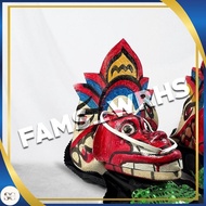-New Stock- Barongan Children's Toy Wide Kemul Caplokan Sponge Traditional Game Cute Barongan Sr89