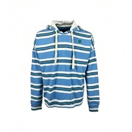 Hybrid Hoodie ฮู้ดดี้ลายทางผู้ชาย สีฟ้า (Blue) MC-115BU เสื้อฮู้ด ผ้านิ่ม ใส่สบาย