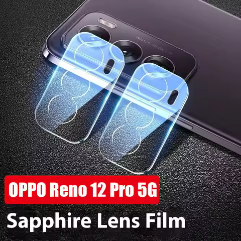 3D Back Camera Lens Cover Case For OPPO Reno 12 Pro 5G Tempered Glass Camera Protector OPPO Reno12 R