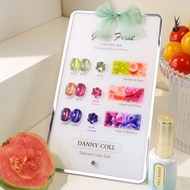 เซตสีเจลลูกแก้ว โทนผลไม้ ฝรั่ง เซต6สี  Summer Fruit ยาทาเล็บเจล แถมชาร์ต DANNY COLL - L09 - wenails