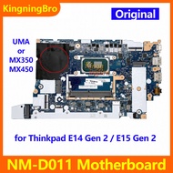 GE4B0 GE5B0 NM-D011 Laptop Mainboard For Lenovo ThinkPad E14 Gen 2 E15 Gen 2 Motherboard i3 i5 i7 DD