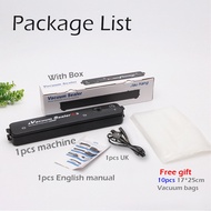 Vacuum Sealer Machine Mesin Pengedap Vakum Vacuum Food Sealer packaging machine Sealer Manual Dry We