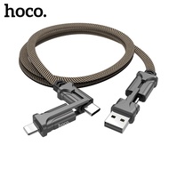 【2021 HOCO เลือก】HOCO 4 In 1 60W Fast Charger เคเบิลไมโคร Usb Lightning Micro Usb ต่อ Usb C สายเคเบิล USB C ถึง USB C USB C To Lightning สายสำหรับซัมซุง Xiaomi iPhone Series สำหรับแมคบุ๊กโปรแอร์ iPad