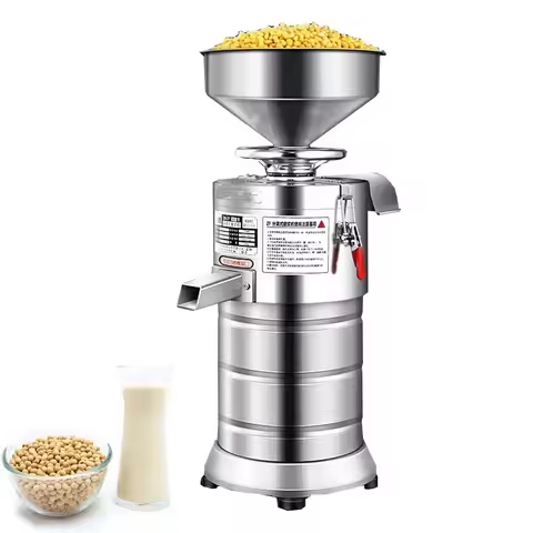 Commercial Soya Milk Machine Stainless Steel Soy Grinder 220v Electric Dregs Slurry Separate Soybean