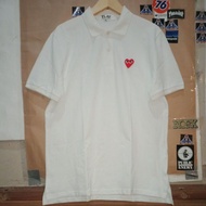 PLAY CDG polo shirt size XXL fit L private collection ORIGINAL