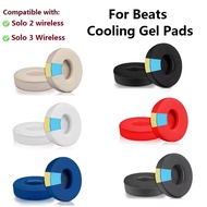 Cooling Gel Ear Pads for Beats Solo 2 Solo 3 Wireless Headphones Replacement Solo2 Solo3 Earmuff Ear