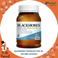 澳洲Blackmores - Odourless Fish Oil 400 Mini Capsules 迷你魚油 400粒🐟🐟🐟 ➰較易吞嚥➰