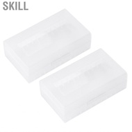 HEEPDD FOSA 2PCS 20700/ Battery Box Container Solid Waterproof Storage Portector Cover for
