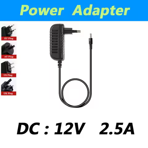12V UK DC Power Adaptor 12V 2.5A Switching Adapter 12V 2.5A AC Power supply 12V 2.5A transformer cha