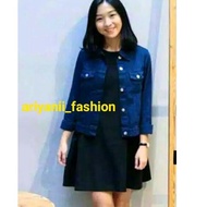 SEND IMMEDIATELY.. WOMEN'S JACKET BIONDY JEANS JACKET CROP DENIM GIRLS JACKET CEWE JINS Original