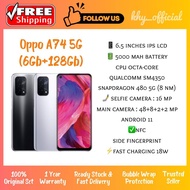 New Smartphone Original Oppo A74 5G [ 6Gb Ram+128Gb Rom | 18W Fast Charge | 48MP AI Quad Camera | 5000 mAh Mega Battery ]