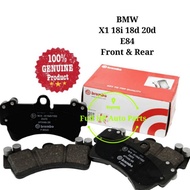 Brembo Brake Pad - BMW X1 18i 18d 20i E84