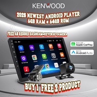 [6𝐆𝐁 𝐑𝐀𝐌+64𝐆𝐁 𝐑𝐎𝐌] Kenwood STYLE Hot Selling Android Player "9"10 inch Quad Core Car Multimedia MP5 