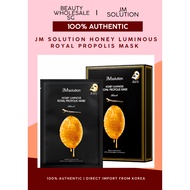 JM solution Honey Luminous Royal Propolis Mask (10 Sheets)