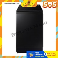 Samsung 15.0KG Bespoke Ai Inverter Top Load Fully Washer WA80F15S5BFQ (Black) | washing machine mesi