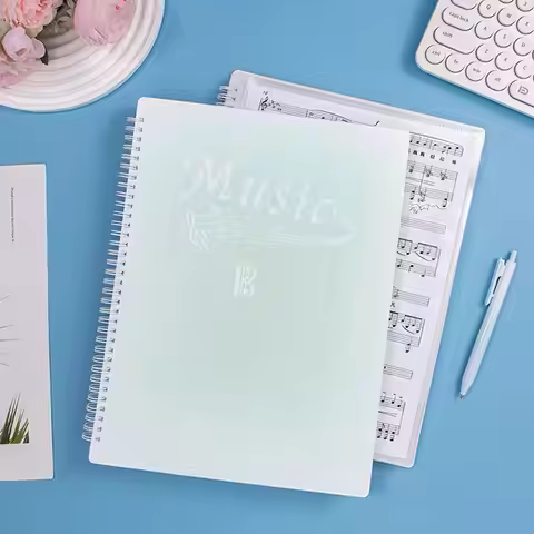 1PC sheet music folder loose-leaf storage book A4 storage folder choir special sheet music folder ex