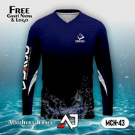 Jersey Mancing Daido Lengan Panjang Full Printing Sublim,Free Costum Nama & Logo Terbaru Terlaris Te