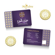 MASDORA 999.9 Gold 1/2 Dinar (2.125GM) Islamic Calendar Collection - JAMADILAKHIR (EMAS 999.9/24K)