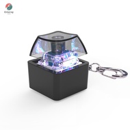 EMERAY Fidget Keychain, Glowing Fingertip Clicks Finger Keyboard Caps,  Finger Keyboard Cap Stress R