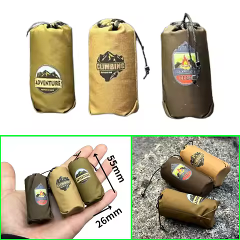 1pcs Simulation Mini Round Bag for 1/10 RC Crawler Car Traxxas TRX4 Defender AXIAL SCX10 RC4WD Acces