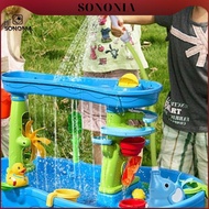 [SONONIA] Baby Bath Shower Head with Hose Sprinkler Toy Birthday Gift Water Pump Bath Toy for Sink C