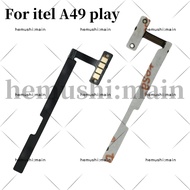 Switch Power ON OFF Key Mute Volume Button Ribbon Flex Cable For itel A49 play A631L Replacement Par