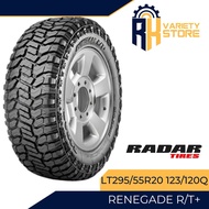 RADAR RENEGADE RT LT295/55R20 10PLY 123/120Q RUGGED TERRAIN TIRES 295/55R20 RT