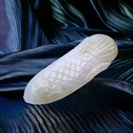 【年年有魚】飄黃翡翡翠龍魚項鍊 | 天然緬甸玉翡翠A貨 | 送禮