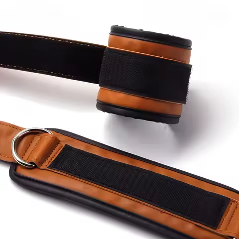 1PC Fitness Ankle Straps Adjustable D-Ring Support Cuffs Gym Leg Excercises Training Workouts Sports