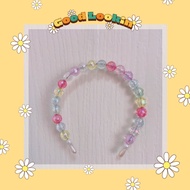 Pastel Beaded Headband For Blythe Dolls