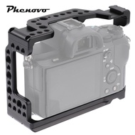 [Phenovo] Aluminum Camera Cage Video Rig Professional Replacement  Case for A7M3/ A7II/ A7III/ A7S2/
