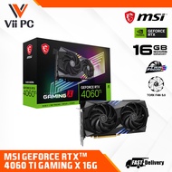 MSI GeForce RTX™ 4060 Ti / RTX 4060TI / RTX 4060 TI / GAMING X 16G DUAL FAN GRAPHIC CARD