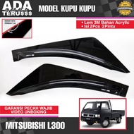 Talang Air Mobil Mitsubishi L300 1 Set Model Slim/Lebar Lem 3m Premium Quality Presisi Garansi Pengi