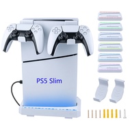 RGB Wall-mounted Stand for PS5 Slim Console (NOT for PS5/PS5 Pro Console)