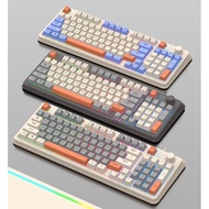 FIREWOLF K82 Mixed Ledlight 94 Key Contrast Color Wired Mechanical Feeling Gaming Keyboard