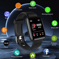 116Plus Smartwatch Bracelet Waterproof With smart watch blood pressure Sleep Monitor Heart Rate Monitor And Fitness Features