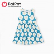 PatPat Toddler/Kid Girl Heart Print/Polka dots Sleeveless Dress
