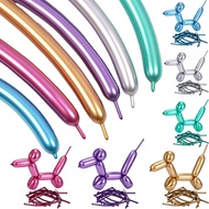 Edena Diy Balloon Animal Kit Bear Balloon Sculpting Kit 100pcs Rainbow Twisting Animal Modeling Ball