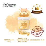 Vitamin Kucing Anjing Chubby Gummy Tummy Diare Muntah Perut Sensitif [Fennel extract | Bee Pollen |