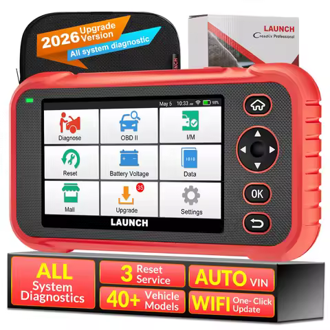 LAUNCH X431 CRP123E PLUS OBD2 Diagnostic Tool Auto Car Scanner FCA 3 Reset All Systems Code Reader L