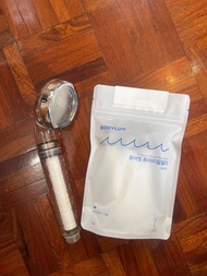 BODYLUV shower head with filter replacement