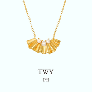 TWY Gesang Flower Necklace - 925 Sterling Silver
