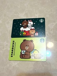 絕版星巴克卡 Starbucks Card Line Friends
