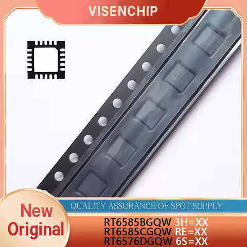 2pieces New Original RT6585BGQW RT6585B 3H=1R... RT6585CGQW RT6585C RE=6H... RT6576DGQW RT6576D 6S=3